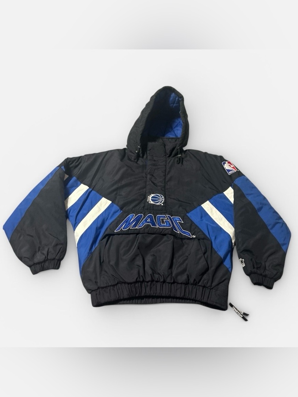 Vintage 90s Starter NBA Orlando Magic Puffer Pullover Jacket Coat - Size Large
